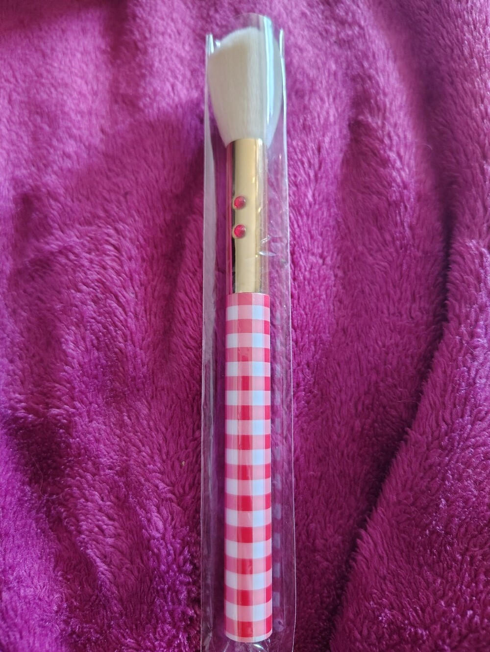 SLMISSGLAM Gingham Face Brush - Picture 2 of 4